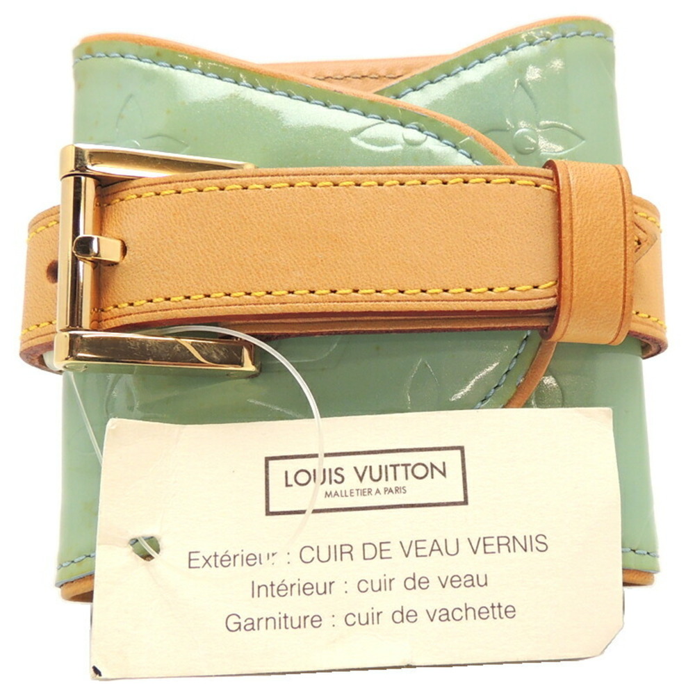 Louis Vuitton Raffiet Street Women's Bracelet M91013 Verni Green - Picture 2 of 6